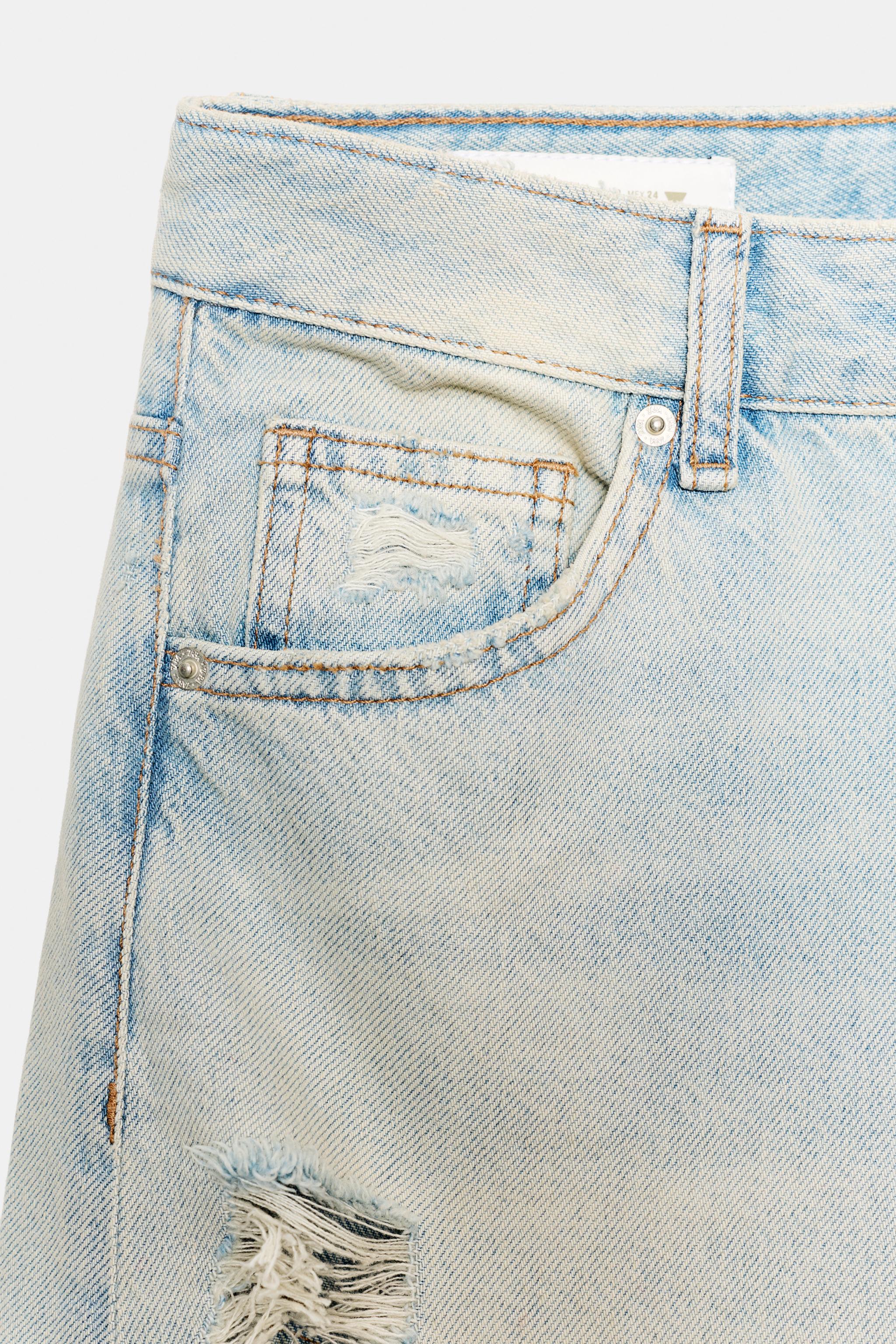 TRF MID-RISE BAGGY JEANS
